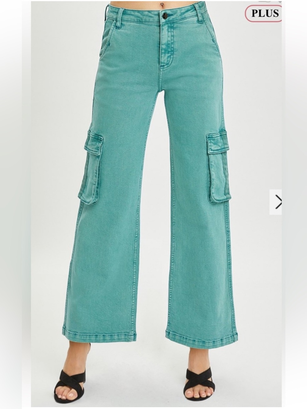 75 🦋 new MINERAL WASH BARREL FIT UTILITY KNIT
PANTS